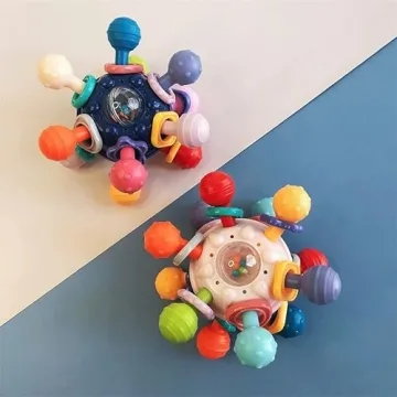 Baby Sensory Teething Toy for Infants Rattle & Grip