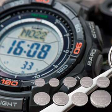 Panasonic Cr1616 3v Lithium Battery 2pack X (5pcs) = 10 Single Use Batteries