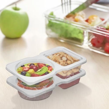 UVHJW Reusable Snack Containers - 20 Sets