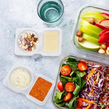 UVHJW Reusable Snack Containers - 20 Sets