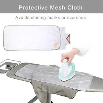 Extra-Wide Ironing Board Cover with Thick Padding 18" x 49"