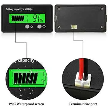 Multi-Voltage LCD Battery Capacity Indicator - Frienda