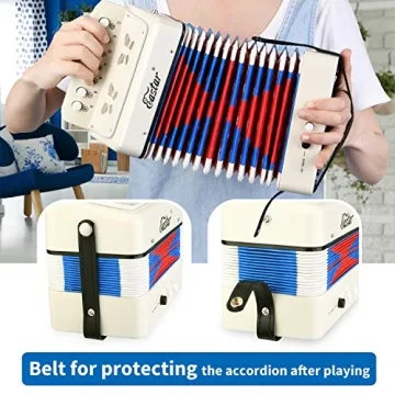 Eastar Kids Mini Accordion - Safe Musical Fun for Ages 3+