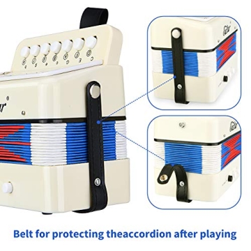 Eastar Kids Mini Accordion - Safe Musical Fun for Ages 3+