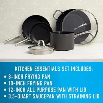 Calphalon Classic Nonstick 6-Piece Cookware Set for Kitchen