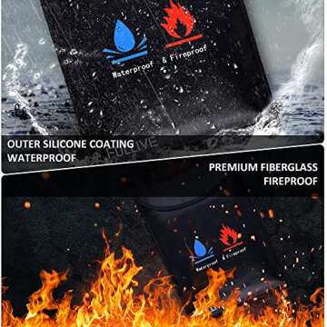 Fireproof Document Bags for Legal Documents and Valuables