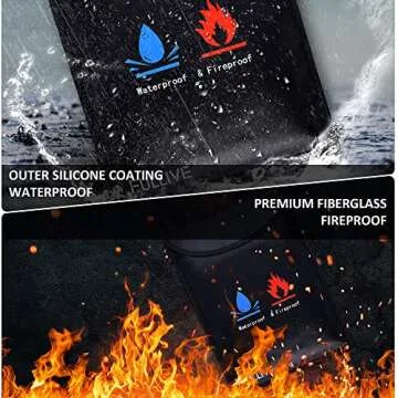 Fireproof Document Bags for Legal Documents and Valuables