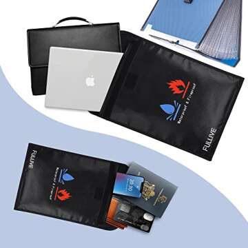 Fireproof Document Bags for Legal Documents and Valuables