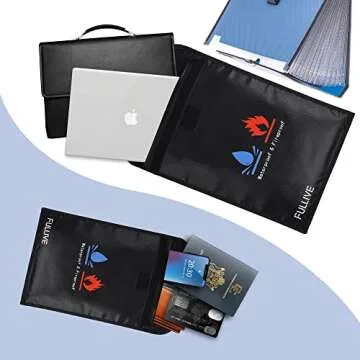 Fireproof Document Bags for Legal Documents and Valuables