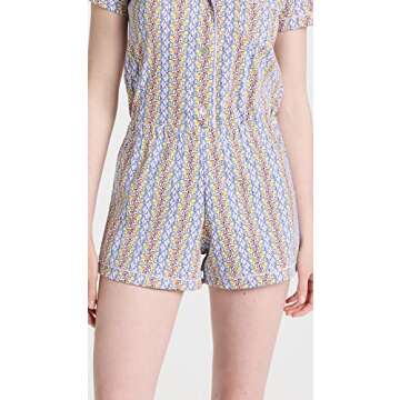 Roller Rabbit Women's Tie Dye Daze Polo Pajama Set