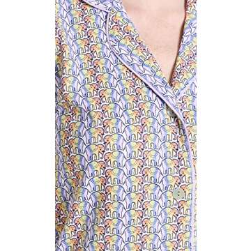 Roller Rabbit Women's Tie Dye Daze Polo Pajama Set