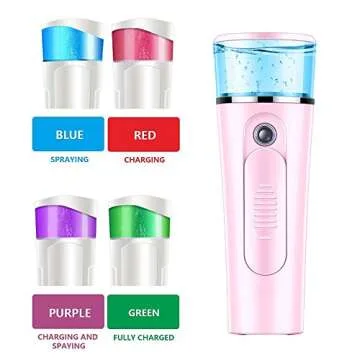 Nano Mist Sprayer Handheld Ionic Facial Spray for Hydration