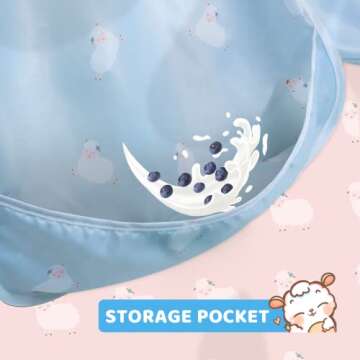 Little Dimsum Long Sleeve Waterproof Baby Bibs