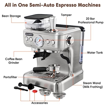Sincreative CM5700CH-UL Espresso Machine for Home Baristas
