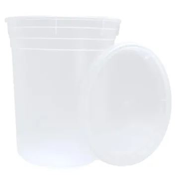 Reditainer Deli Food Storage Containers with Lid, 32-Ounce, 24-Pack