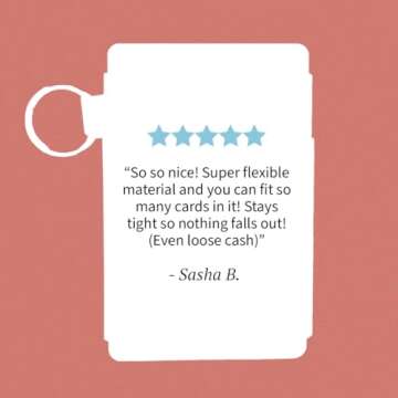 Thread Wallets Ultra Slim Card Holder Wallet - Slim Wallet for Women & Men - Minimalist Wallets for Women - Small Wallet for Women & Men - Modern Credit Card Organizer Mini Wallet (Cabana)