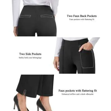 G4Free Women's Yoga Dress Pants for Casual Work