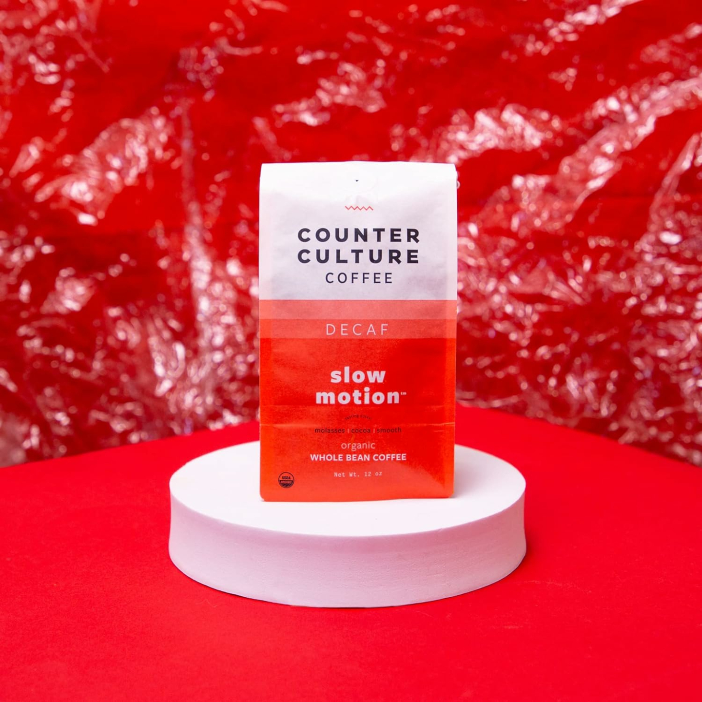 Organic Slow Motion Decaf - Medium Roast Coffee - 12 oz