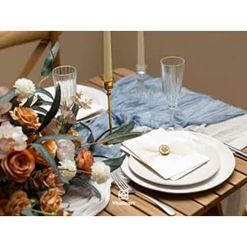 Vitalizart Light Nude Handmade Chiffon Silk Ribbon Fringe 3 Rolls 1.5" x 21 Yd Beige Frayed Edges Ribbons for Wedding Invitations Bridal Bouquets Gifts Wrapping Crafts Holiday Decor