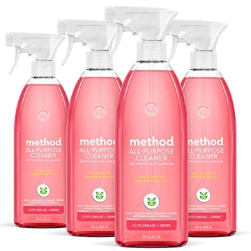 Method All-Purpose Cleaner Spray - Pink Grapefruit, Plant-Based & Biodegradable Formula, 28 Fl Oz (P...