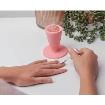 tweexy Hinge Untippable Nail Polish Holder Anti-Spill Design