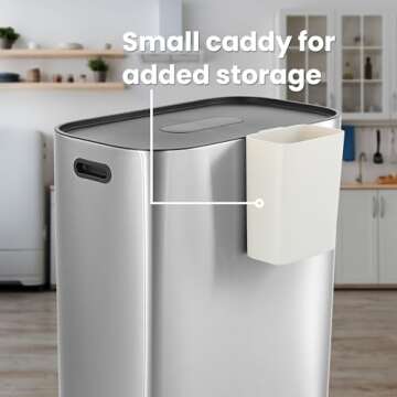 happimess Beni 16-Gallon Double-Bucket Trash Can