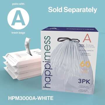 happimess Beni 16-Gallon Double-Bucket Trash Can