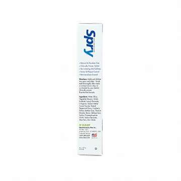 Spry Xylitol Toothpaste 5oz, Fluoride Free Toothpaste Adult and Kids, Teeth Whitening Toothpaste with Xylitol, Natural Breath Freshening, Mouth Moisturizing Ingredients, Peppermint (Pack of 1)