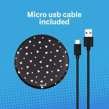 Disney Mickey Mouse Wireless Charger - Fun Phone Charging Pad