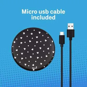 Disney Mickey Mouse Wireless Charger - Fun Phone Charging Pad