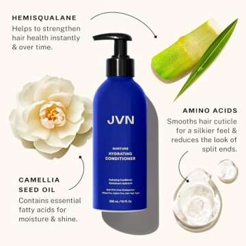 JVN Nurture Hydrating Conditioner, New and Improved, Instantly Moisturizing and Deeply Nourishing Co...