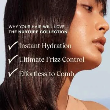 JVN Nurture Hydrating Conditioner, New and Improved, Instantly Moisturizing and Deeply Nourishing Conditioner for Dry Hair, 10 Fluid Ounces