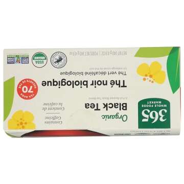 365 by Whole Foods Market, Tea Black Organic, 70 Count