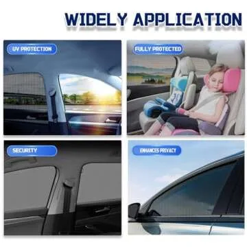 Stretchy Car Window Sun Shades for Comfortable Travel