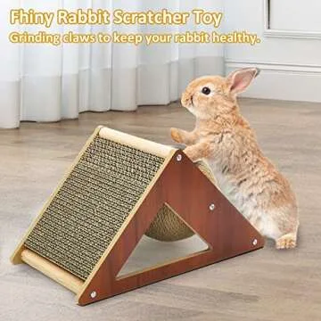 Fhiny Rabbit Scratch Ball for Interactive Playtime