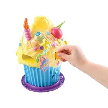 Squinkies Original Cupcake Surprize | Squishies Bake Shop Vending Machine | 9 Squishy Toys Included