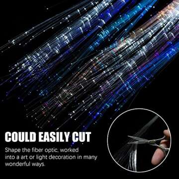 15 Pack Led Light Up Fairy Hair Accessories Braid Extension Clips for Women Girls, Glow in the Dark ...