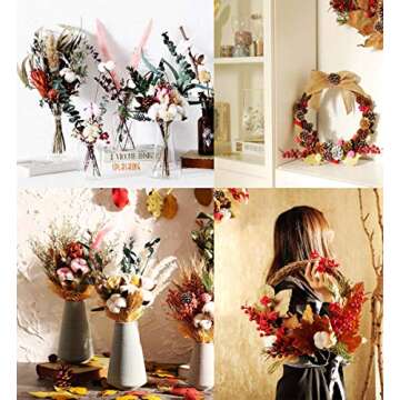 Real Dried Pressed Leaf Flowers Plant Herbarium for Craft Jewelry Making Multiple Colorful Pressed Flowers Daisies for Craft Resin Jewelry Making Art Craft DIY Soap Candle Scrapbooking (White)