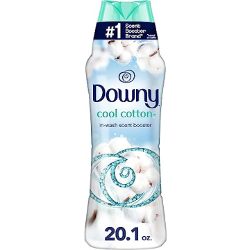 Downy Cool Cotton Scent Booster Beads - Long-Lasting Freshness, 20.1 oz