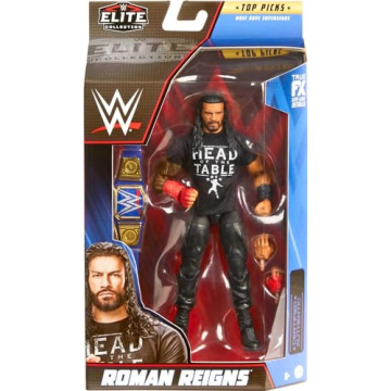 WWE Roman Reigns Elite Action Figure, 6-Inch Collectible