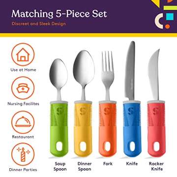 Special Supplies Adaptive Utensils Set for Easy Eating