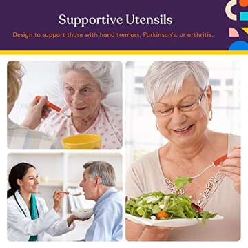 Special Supplies Adaptive Utensils Set for Easy Eating