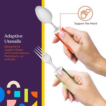 Special Supplies Adaptive Utensils Set for Easy Eating