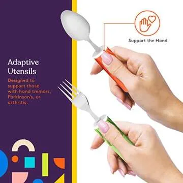 Special Supplies Adaptive Utensils Set for Easy Eating
