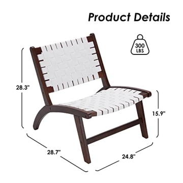 Beech Modern Leather Accent Chair Stylish Comfort Decor