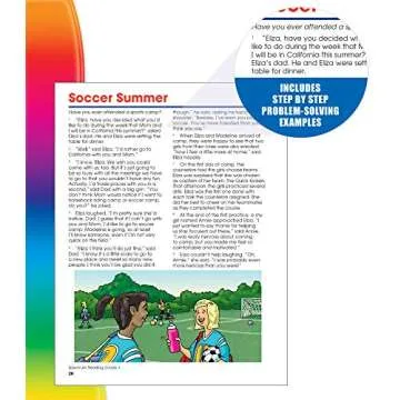 Spectrum Reading Comprehension Grade 4, Ages 9 to 10, 4th Grade Reading Comprehension Workbooks, Nonfiction and Fiction Passages, Summarizing Stories and Identifying Themes - 174 Pages