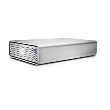 G-Technology 12TB G-DRIVE with Thunderbolt 3 and USB-C Desktop External Hard Drive, Silver - 0G05383-1