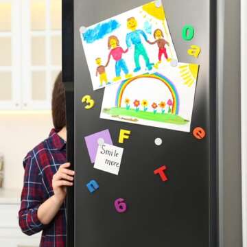 Small Magnets, 200 Pack Refrigerator Magnets 8x3mm Rare Earth Magnets Neodymium Magnets for Crafts, Whiteboard, Kitchen Cabinet