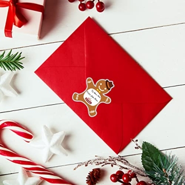 102pc Christmas Gift Tags Stickers for Festive Packaging