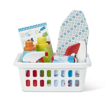 Melissa & Doug Laundry Basket Pretend Play Set for Kids